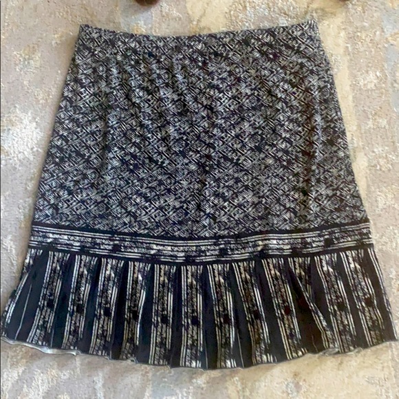 SOLD NWOT-M.S.S.P Black and white midi skirt - Picture 2 of 5